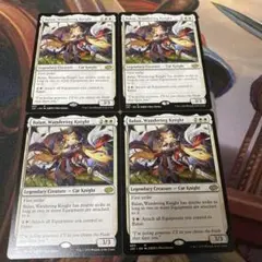 MTG 放浪の騎士、バーラン 80枚入り スリーブ 未開封 即購入OK 最安値で MTG 放浪の騎士バーラン マジック：ザ - 未使用