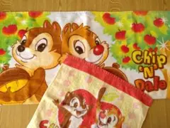 ディズニー チップとデール タオルセット 第一生命ノベルティ