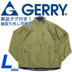 新品タグ付　ジェリーUSA アノラックナイロンジャケット カーキ　L