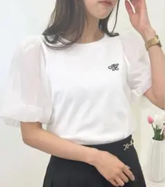 INGNI イング　バルーン袖ロゴTシャツ　M