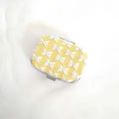 ピルケース　小物入れ　白いリボン　長方形