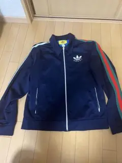 adidas atp トラックジャケット　グッチカラー 80S】adidas ビンテージUSA製 ATP グッチカラー 刺繍ロゴ