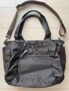 新品　イザック Y’SACCS vous et 2WAY ショルダーバッグ　茶