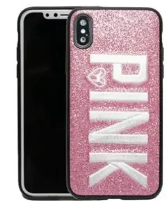 PINK グリッター iPhoneケース