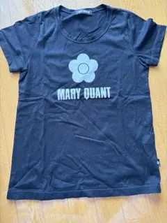 マリークワント　ブラック　ロゴTシャツ