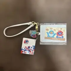ICOCA ミャクミャク 万博 合皮パスケース