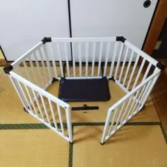 日本育児 おくだけとおせんぼ 木製 スマートワイド Woody ホワイト