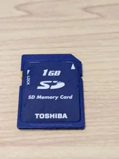 送料無料 TOSHIBA 1GB SDカード