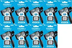 9個 KIOXIA microSDXC 128GB LMEX2L128GG2