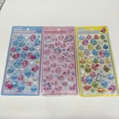 しずくちゃん ボンボンドロップシール まとめ売り　3枚