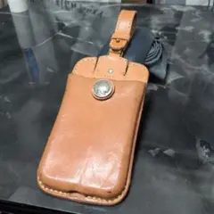 レザークラフト　スマホケース