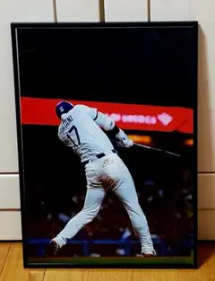 祝ドジャース大谷翔平 2024年MVP獲得！A3サイズポスターフレーム付き①