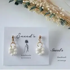 ▪ファルファーレお花❁⃘*.゜チャームピアス／イヤリング
