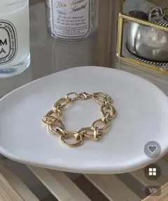 nugu Celume chain free bracelet gold