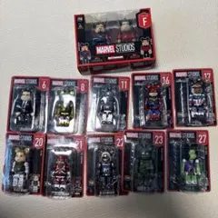 BE@RBRICK ハッピーくじ ベアブリック　MARVEL 11点セット