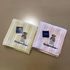 ポロラルフローレン ポロベア タオルハンカチ2枚セット②