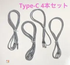 TypeCケーブル　4本セット 1m 2m 急速充電　断線防止　未使用品