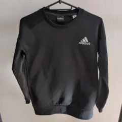 adidas ブラック トレーナー 150　サッカー　長袖