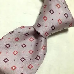 【美品】バーニーズニューヨーク パターン柄ネクタイ