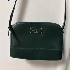 katespade グリーンショルダーバッグ
