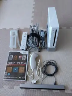 Wii本体セット動作確認済み＋ソフト付