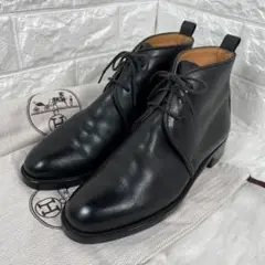 ✨美品✨ HERMES レザー ショートブーツ 袋、シューキーパー付属