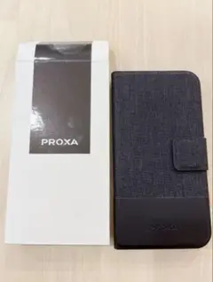 PROXA iPhone13Pro 用 財布型 ケース　ダークグレー