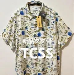 新品タグ付　TCSS Critical Slideクリティカルスライド総柄シャツ