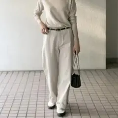 かぐれ　リネンワイドパンツ ナチュラル　アーバンリサーチ かぐれ リネンワイドパンツ ナチュラル アーバンリサーチ - メルカリ