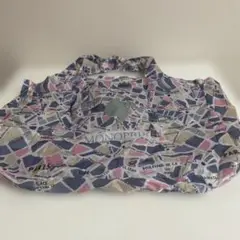 MONOPRIX 　地図柄 折りたたみエコバッグ