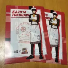 新テニスの王子様 徳川カズヤ クリアファイル 2枚