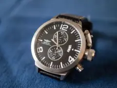 Invicta Corduba 6606 52mm クロノグラフ ブラックレザー