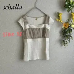 ◇【美品】schalla トップス カットソー かわいい キャップスリーブ 38