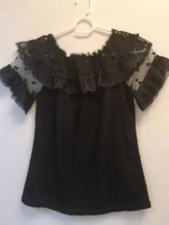 ★新品★ オフショルダートップス★黒ブラック夏★女の子
