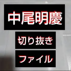 【最終値下げ】【貴重】中尾明慶　切り抜きファイル1冊 雑誌23冊分34枚