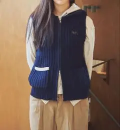common gull products.かたっぽのニットフーディーベスト