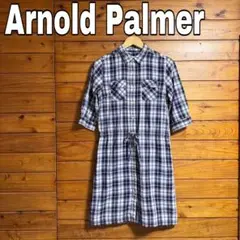 アーノルドパーマー　チェック　シャツ　ワンピース