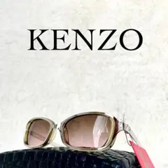 新品未使用　KENZO　ケンゾー　サングラス　ブラウンレンズ　シルバーフレーム
