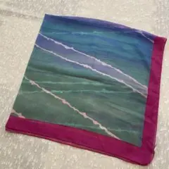 7-18.Made in ITALY エモーショナルアート　ポリエステルスカーフ