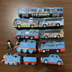 トーマス トミカ 映画特典 バス 電車 連結