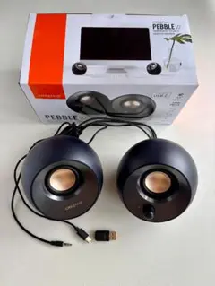 Creative Pebble V2 ブラック USB-C スピーカー