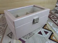 【良品】ANTEPRIMA アンテプリマ ジュエリーボックス シャイニーピンク