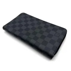 【美品】ルイヴィトン ダミエグラフィット ジッピーオーガナイザーNM 長財布