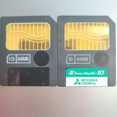 SmartMediaカード 64MB 三菱ケミカル 2個セット