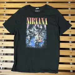 NIRVANA グラフィックプリント Tシャツ gu バンド　ヴィンテージ