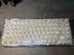 YUNZII X75 ホットスワップ対応メカニカルキーボード クリスタルホワイト