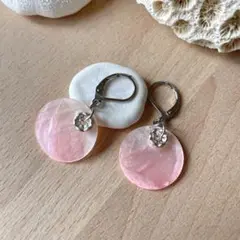 シェル×キラキラロンデル 海を感じるアクセサリー サージカルステンレス