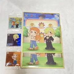 ONE PIECE 不二家 ミルキー ナミ サンジ ５点セット