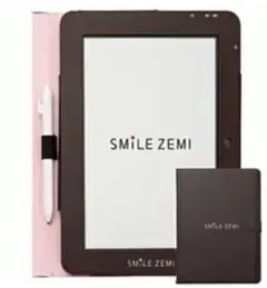 未使用＊未開封　スマイルゼミタブレットケース　ピンク×ブラウン