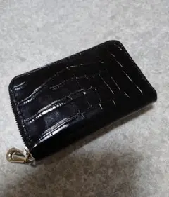 クロコ型押し　パイソン　コインケース